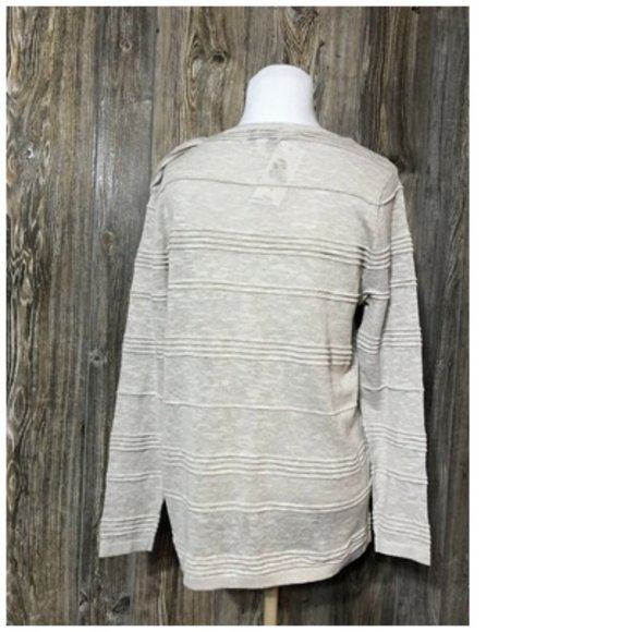 C&K Designs Tan Cardigan Sweater womens size small Lightweight NWT - Picture 3 of 11